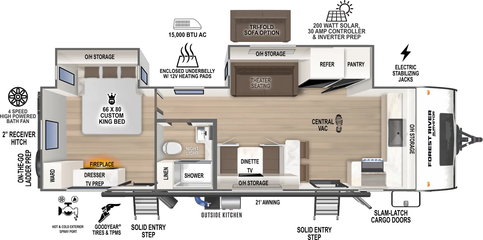 Grand Surveyor 275FKBS Floorplan